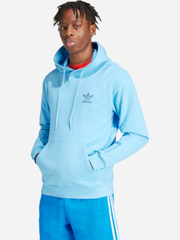 Худі оверсайз чоловіче adidas Moletom Capuz IS3317 S Блакитне (4066757720659)