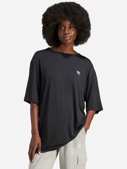 T-shirt damski oversize adidas Trefoil Originals IU2408 XL Czarna (4066757286612)