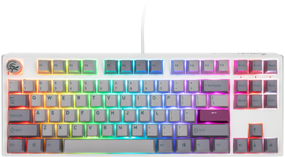 Клавіатура дротова Ducky One 3 TKL Cherry MX Speed Silver Mist Grey (100043092)