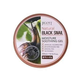 Универсальный гель Jigott Natural Black Snail Moisture Soothing Gel с муцином улитки