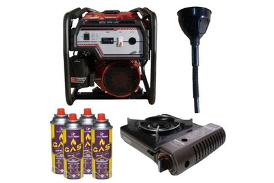 Бензиновый генератор EF Power YH3600-IV + подарок газовая плитка Orcamp CK-505 + 4 газовых картриджа 400 мл + лейка