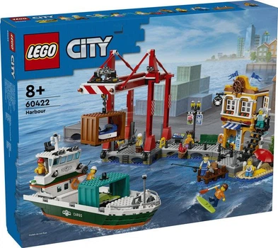 Конструктор Lego City Морская гавань с грузовым судном 60422