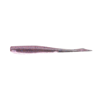 Силікон Jackall Kibikibina-Go 2" (10шт) Cho Keimura Clear Pink Blue Flake