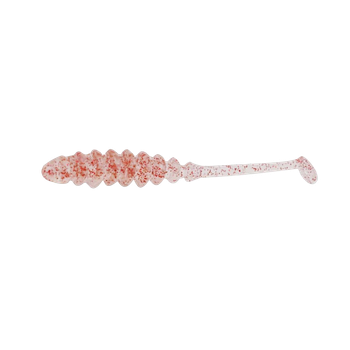 Силикон Jackall Tide Beat 2" (8шт) Clear Red Flake