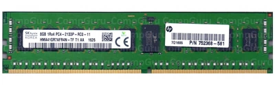 Серверная оперативная память Hynix DDR4 8GB 2133MHz RDIMM 1Rx4 PC4-2133P (HMA41GR7AFR4N-TF)