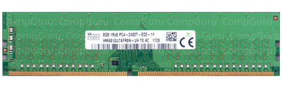 Оперативна пам'ять для ПК Hynix DDR4 8GB 2400MHz UDIMM ECC 1Rx8 PC4-2400T (HMA81GU7AFR8N-UH)