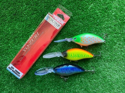 Набор Воблеров на щуку, окуня, жериха, судака 3ds crank deep diver 65f \17g (3шт) (Набор 5)