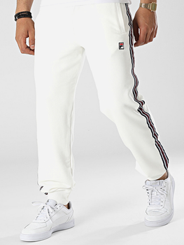 Spodnie dresowe męskie Fila FAM0224-10011 S Białe (4064556276476)