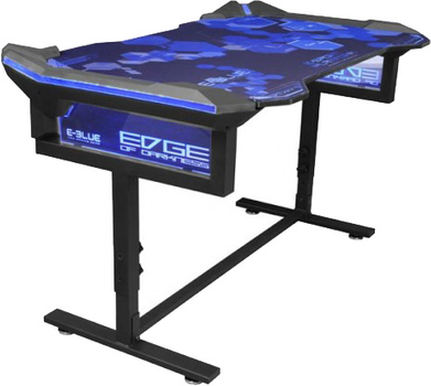 Biurko komputerowe E-Blue E-Sport Edge of Darkness RGB 135x78.5x69.5 cm (EGT004BKAA-IA)
