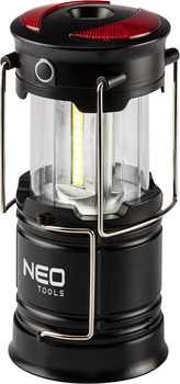 Lampa kempingowa NEO Tools 3 W, COB LED Czarna (5907558451283)