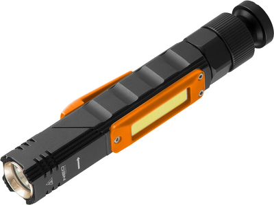 Latarka ręczna akumulatorowa NEO Tools LED CREE XPE + COB Czarna (5907558451443)