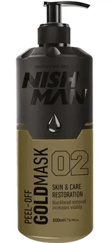 Маска для обличчя Nishman Peel-Off Gold Mask 200 мл (8682035084532)