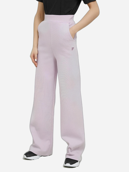 Spodnie damskie z wysokim stanem Fila FAW0543-40040 L Różowe (4064556425690)