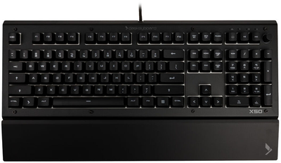 Клавіатура дротова Das Keyboard X50Q Gamma Zulu Black (DKGKX50P0GZS0UUX-USEU)