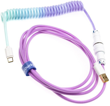 Кабель для клавіатури Ducky Coiled Cable Azure 1.8 m (GATA-2585)