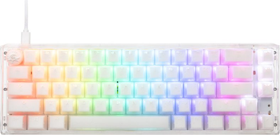 Klawiatura przewodowa Ducky One 3 SF Aura Cherry MX Speed Silver USB White (100043045)