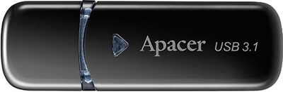 Флеш пам'ять USB Apacer AH355 32GB USB 3.0 Black (AP32GAH355B-1)