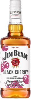 Міцний лікер Jim Beam Red Stag (Black Cherry) 4 роки витримки 0.7 л 32.5% (5010278100710N)