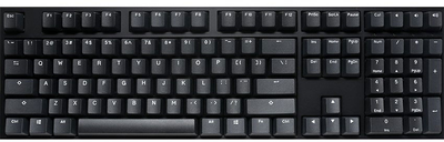 Klawiatura przewodowa Ducky Origin Cherry MX Silent Red USB Black (GATA-2567)