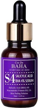 Сыворотка кислотная для проблемной кожи Cos De Baha Salicylic Acid 4% Serum S4 30 мл (8809240318225)