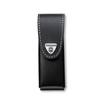 Чехол на пояс Victorinox 111мм кожаный черный до 6 слоев