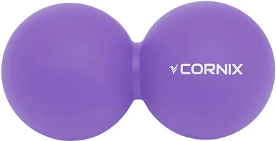 Массажный мяч Cornix XR-0114 Lacrosse DuoBall 6.3 х 12.6 см Фиолетовый