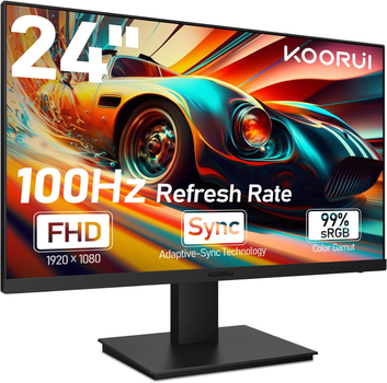 Монитор 24" KOORUI P01 Full HD VA 100 Гц