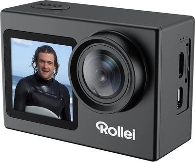 Екшн-камера Rollei 7S Plus / 16Мп / 4K / 30fps / Wi-Fi / Вологозахищена / Чорна - Б/В
