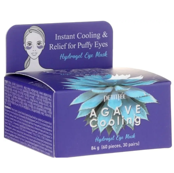 Гидрогелевые патчи для глаз АГАВА Agave Cooling Hydrogel Eye Mask PETITFEE, 60 шт