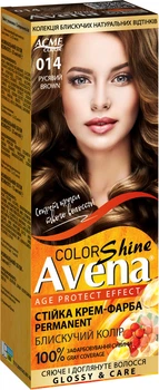 Стійка крем-фарба для волосся Avena Color Shine 014 Русявий 138 мл (4823115502544)