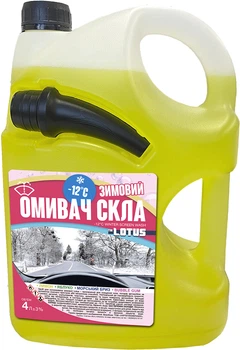 Омыватель стекла Lotus зимний -12°C Лимон с носиком 4 л (4821044014091_rozetka)