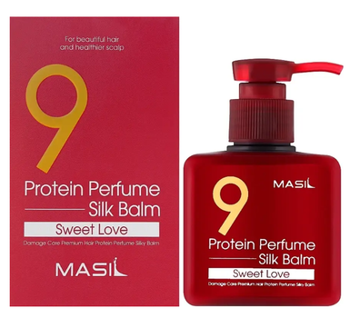 Бальзам незмивний для волосся з протеїнами 9 Protein Perfume Silk Balm Sweet Love MASIL, 180 мл