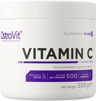 Дієтична добавка OstroVit Supreme Pure Vitamin C 500 г (5902232612493)