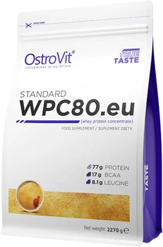 Białko OstroVit Standart WPC80.eu Krem brulee flavour 2270 g (5902232619614)