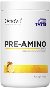 Дієтична добавка OstroVit Pre-Amino Lemon 400 г (5902232610338)