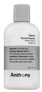 Очищувальний засіб для обличчя Anthony Glycolic Facial Cleanser 237 мл (0802609961061)