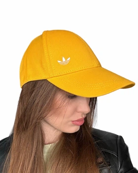 Жіноча кепка бейсболки із натуральної бавовни adidas One size жовта