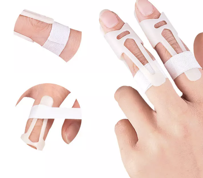 Шина для пальца руки пластиковая открытая Размер D2