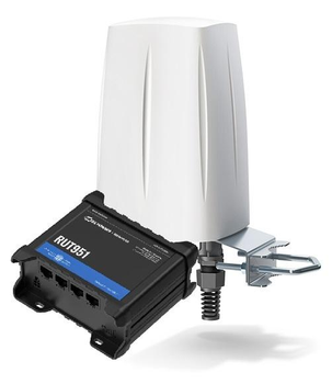 Комплект антена+маршрутизатор: QuWireless QuSpot (A950S) + Teltonika RUT951