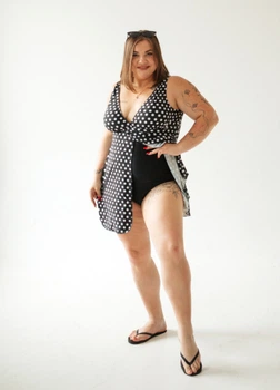 Swimdress купальник - платье Горошек ODS S
