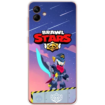 Силиконовый Чехол с Картинкой для Samsung Galaxy A04e (A042) Принт (Бравл Старс Мортис, Brawl Stars Mortis) (45533-ysm019)