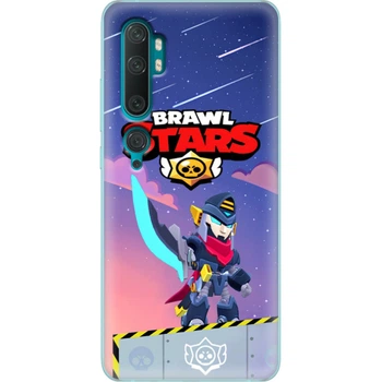 Силіконовий Чохол з Картинкою для Xiaomi Mi Note 10 Pro Принт (Бравл Старс Мортіс, Brawl Stars Mortis) (038537-ysm019)