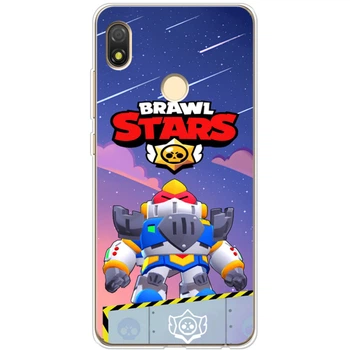 Силиконовый Чехол с Картинкой для Tecno Pop 3 Принт (Бравл Старс Вольт, Brawl Stars Surge) (44375-ysm020)