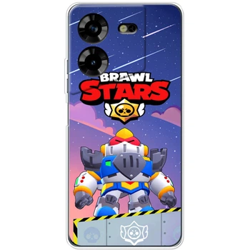 Силіконовий Чохол з Картинкою для Tecno Pova 5 Принт (Бравл Старс, Brawl Stars Surge) (48113-ysm020)