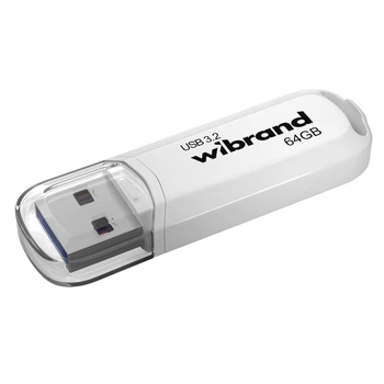 Флеш память флешка Wibrand Gen1 Marten 64GB USB 3.2 White (WI3.2/MA64P10W)