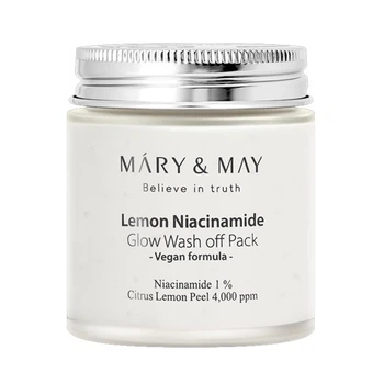 Глиняная маска для сияния кожи Mary&May Lemon Niacinamide Glow Wash Off Pack 125 g