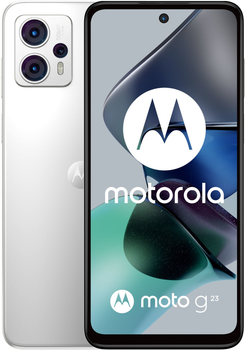 Мобільний телефон Motorola Moto G23 8/128GB Pearl White (PAX20015PL) (357758185066232) - Уцінка