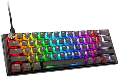 Klawiatura przewodowa Ducky One 3 Mini RGB LED Cherry MX Blue USB Aura Black (100043050)