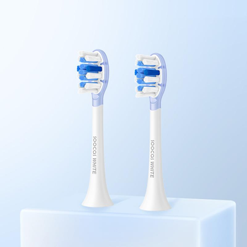 Насадка для электрической зубной щетки Xiaomi Soocas X1 / X3 / X3U / X3 Pro / X5 / V1 / V2 / D2 - 2 шт. White - Белый
