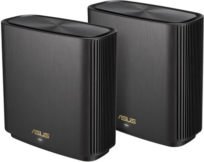 Маршрутизатор Asus ZenWiFi XT8 V2 2PK Black MESH система WiFi6 / AX6600 / 2.5Гбит/с / USB 3G/4G / Для умного дома